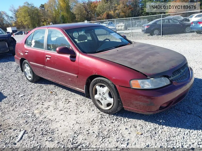 NISSAN ALTIMA 2000, VIN 1N4DL01D1YC183676