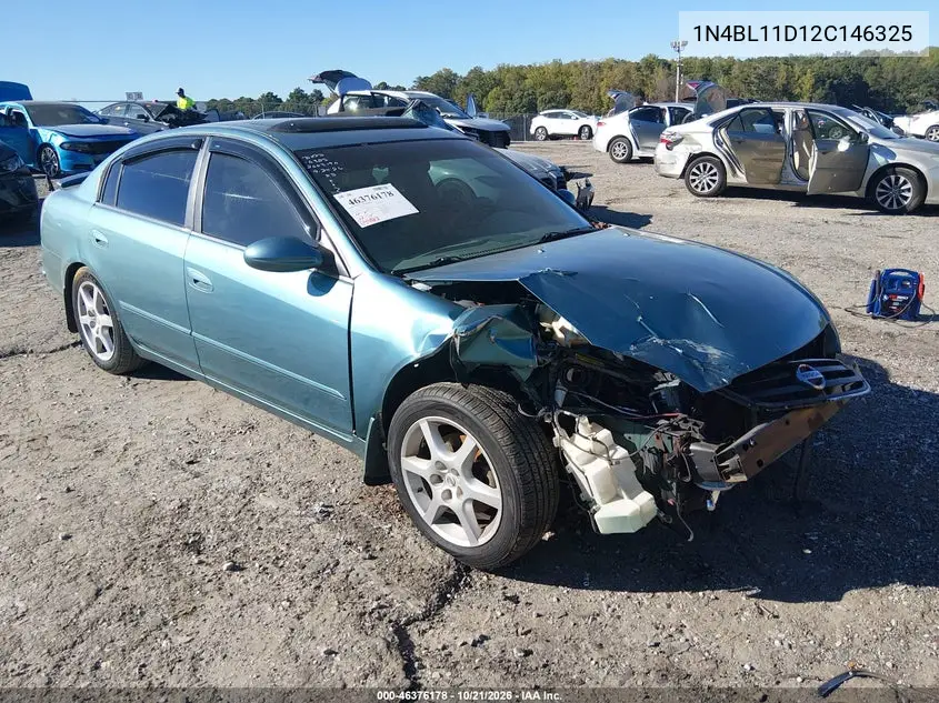 NISSAN ALTIMA 2002, VIN 1N4BL11D12C146325