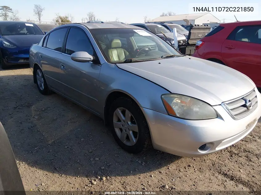 NISSAN ALTIMA 2002, VIN 1N4AL11D72C221850