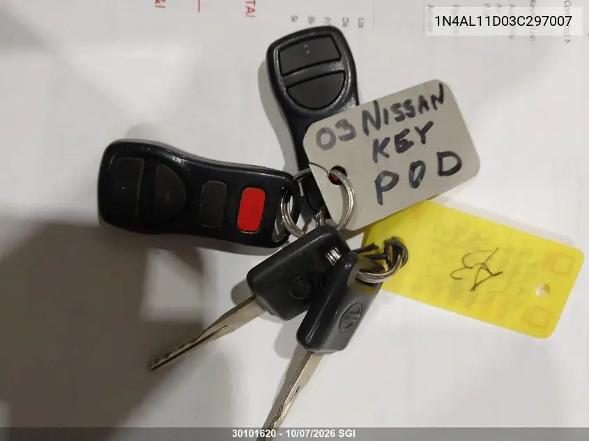 2003 NISSAN ALTIMA VIN 1N4AL11D03C297007 — фото 11