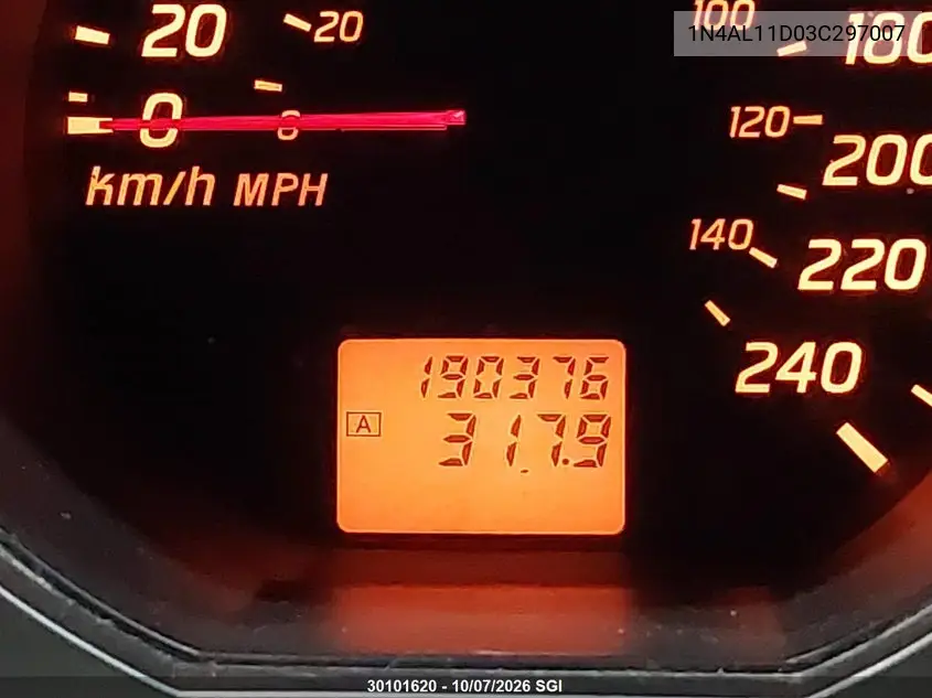 2003 NISSAN ALTIMA VIN 1N4AL11D03C297007 — фото 15