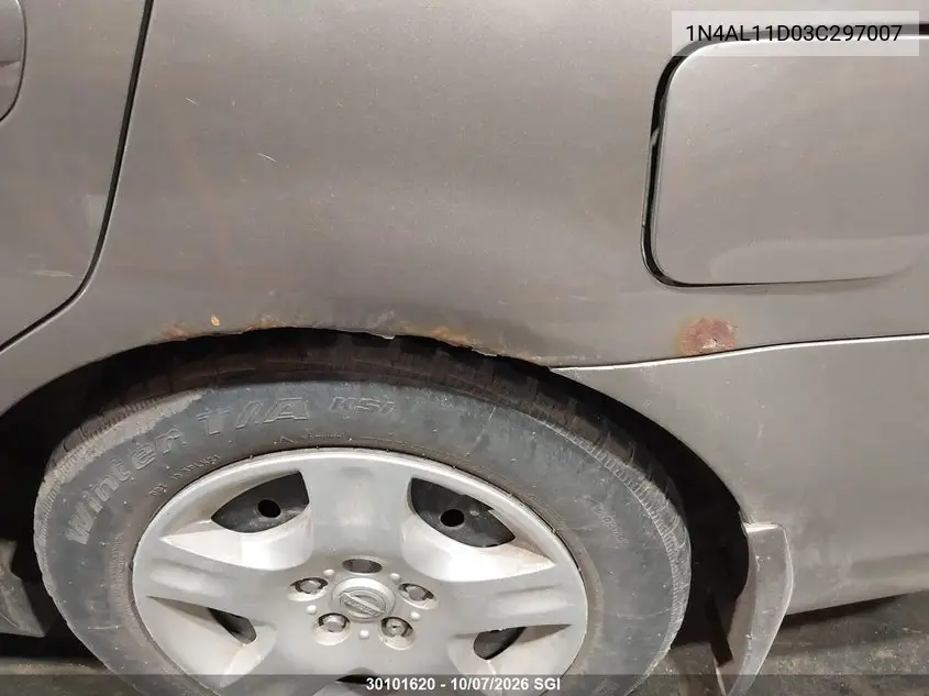 2003 NISSAN ALTIMA VIN 1N4AL11D03C297007 — фото 17