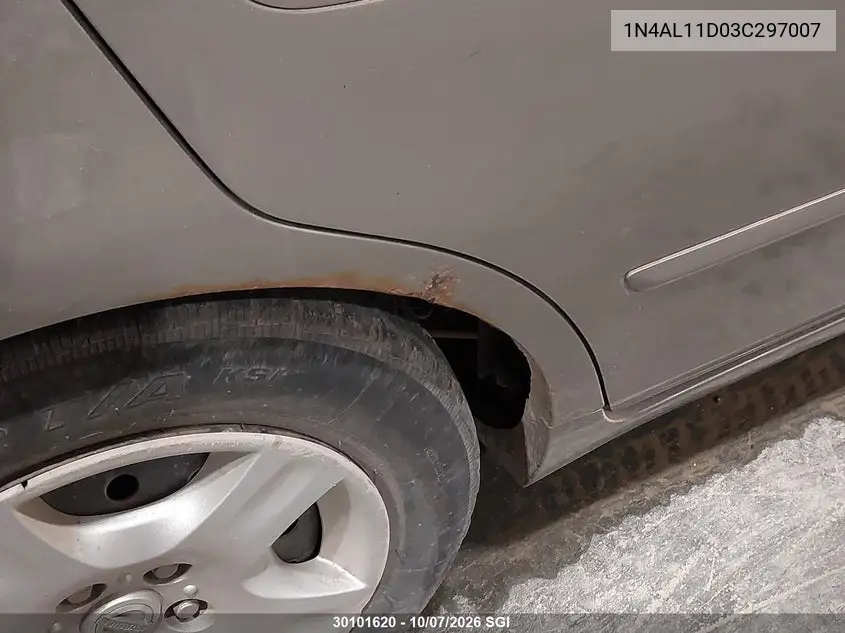 2003 NISSAN ALTIMA VIN 1N4AL11D03C297007 — фото 18