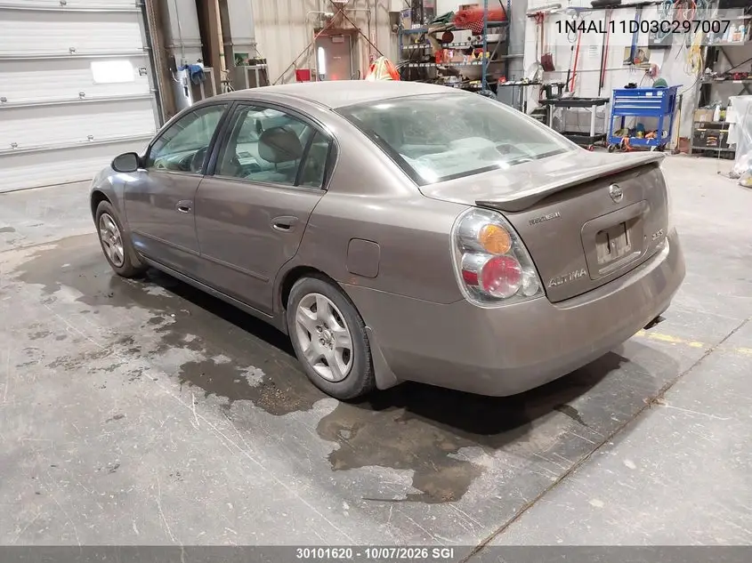 2003 NISSAN ALTIMA VIN 1N4AL11D03C297007 — фото 3