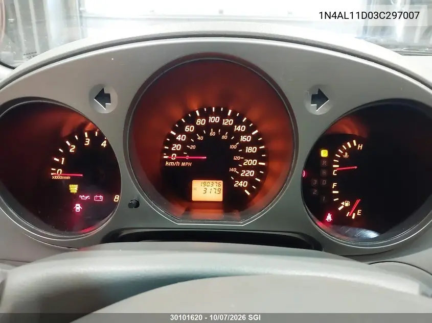 2003 NISSAN ALTIMA VIN 1N4AL11D03C297007 — фото 7