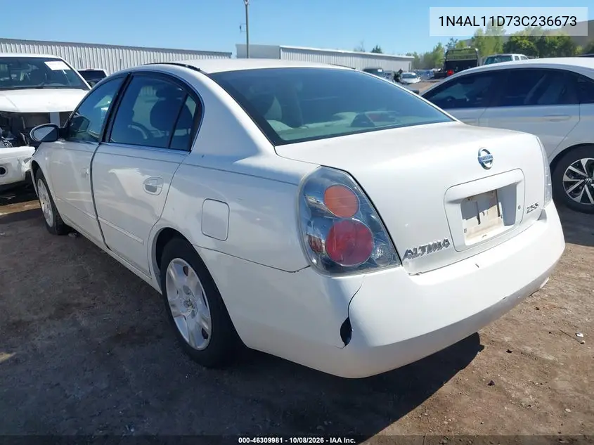 2003 NISSAN ALTIMA VIN 1N4AL11D73C236673 — фото 3
