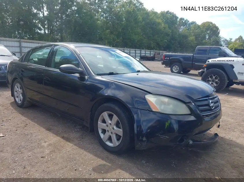 NISSAN ALTIMA 2003, VIN 1N4AL11E83C261204