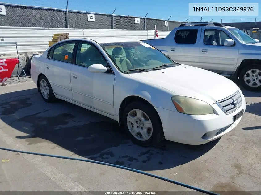 NISSAN ALTIMA 2003, VIN 1N4AL11D93C349976