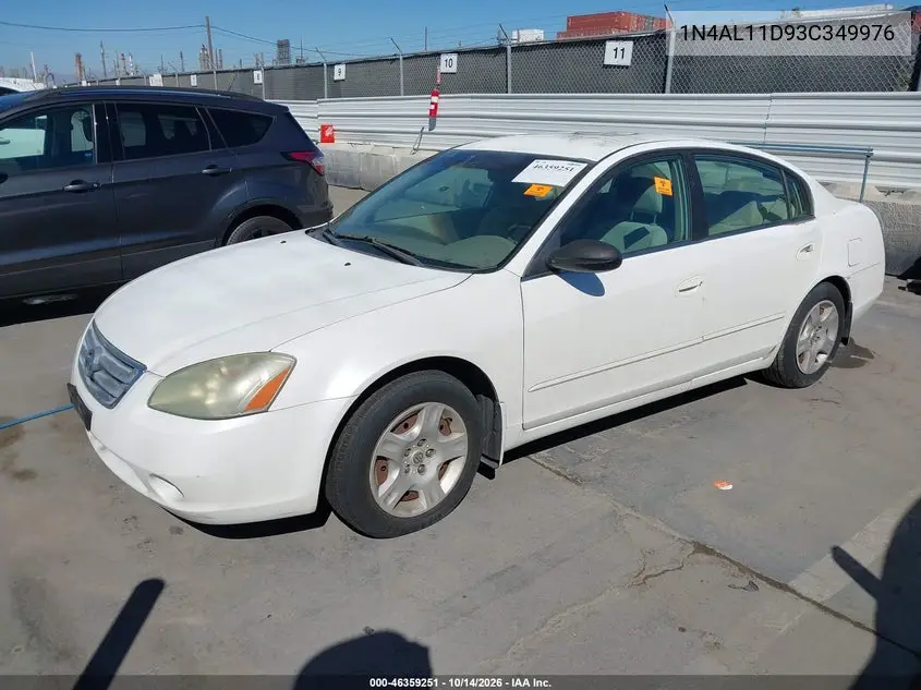 2003 NISSAN ALTIMA VIN 1N4AL11D93C349976 — фото 2