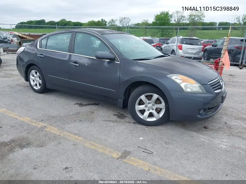 NISSAN ALTIMA 2009, VIN 1N4AL21E39N538876