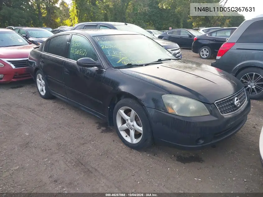 NISSAN ALTIMA 2005, VIN 1N4BL11D05C367631