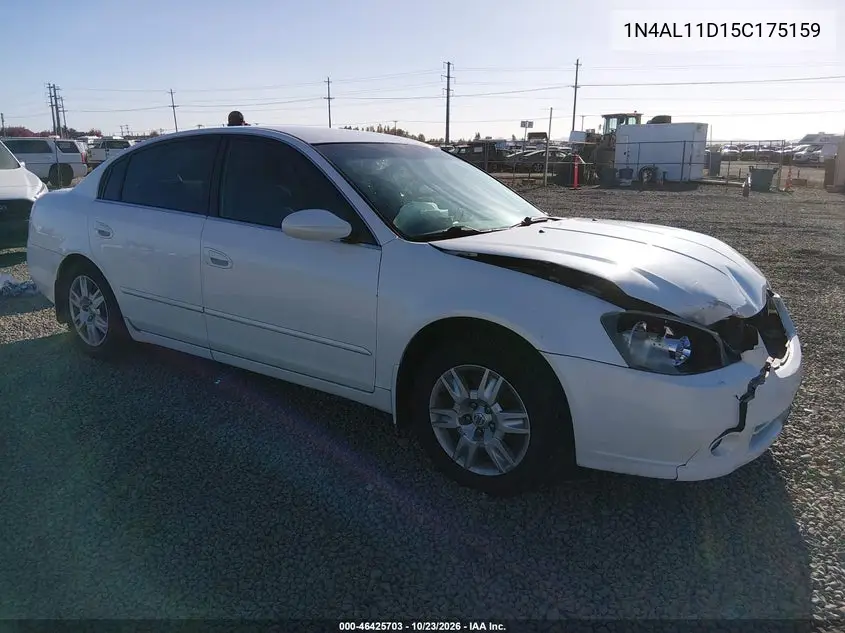 NISSAN ALTIMA 2005, VIN 1N4AL11D15C175159