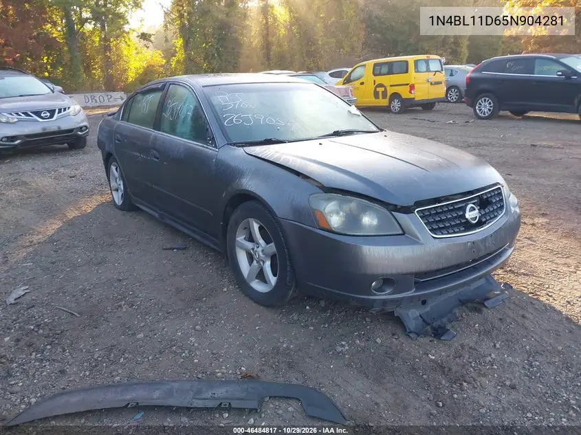 NISSAN ALTIMA 2005, VIN 1N4BL11D65N904281