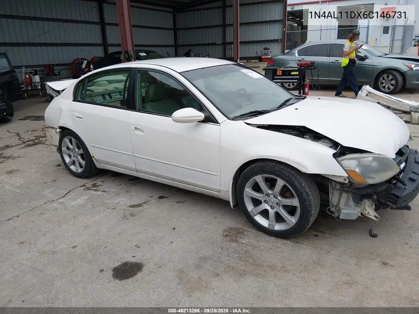 NISSAN ALTIMA 2006, VIN 1N4AL11DX6C146731
