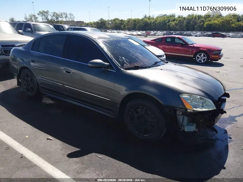 NISSAN ALTIMA 2006, VIN 1N4AL11D76N309906