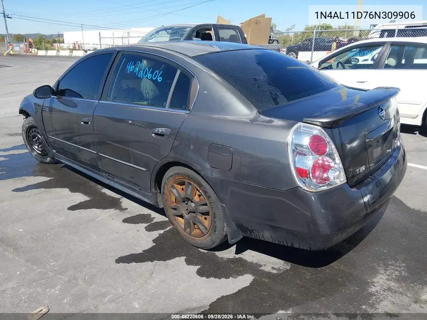 2006 NISSAN ALTIMA VIN 1N4AL11D76N309906 — фото 3