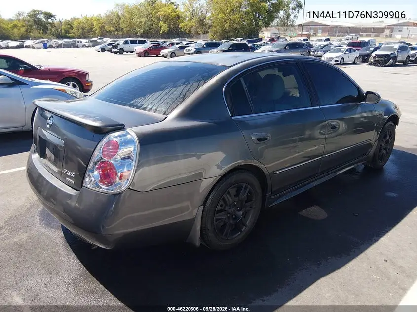 2006 NISSAN ALTIMA VIN 1N4AL11D76N309906 — фото 4
