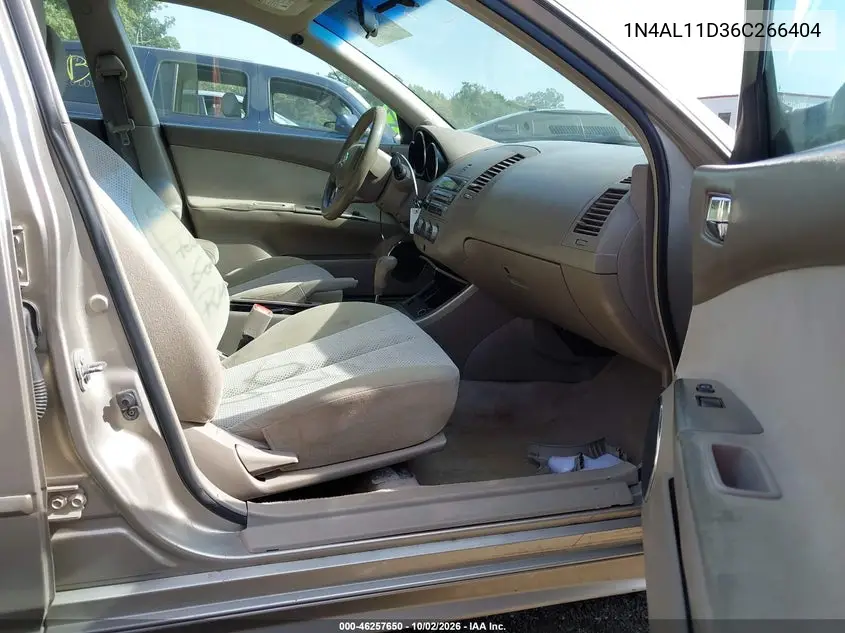 2006 NISSAN ALTIMA VIN 1N4AL11D36C266404 — фото 5