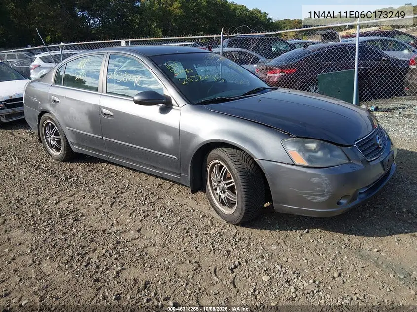 NISSAN ALTIMA 2006, VIN 1N4AL11E06C173249