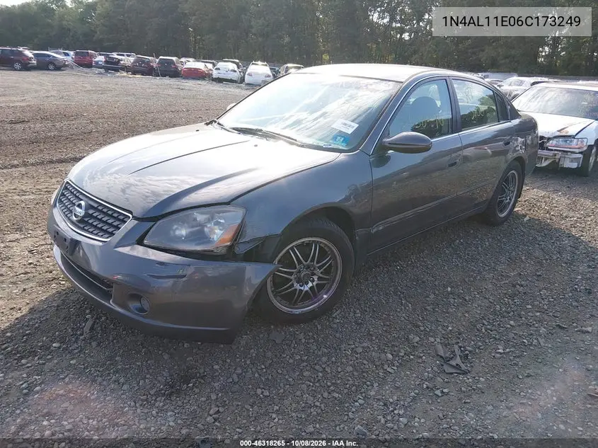 2006 NISSAN ALTIMA VIN 1N4AL11E06C173249 — фото 2