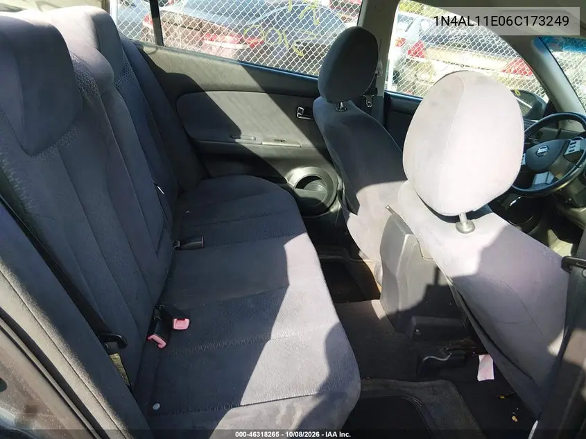 2006 NISSAN ALTIMA VIN 1N4AL11E06C173249 — фото 8