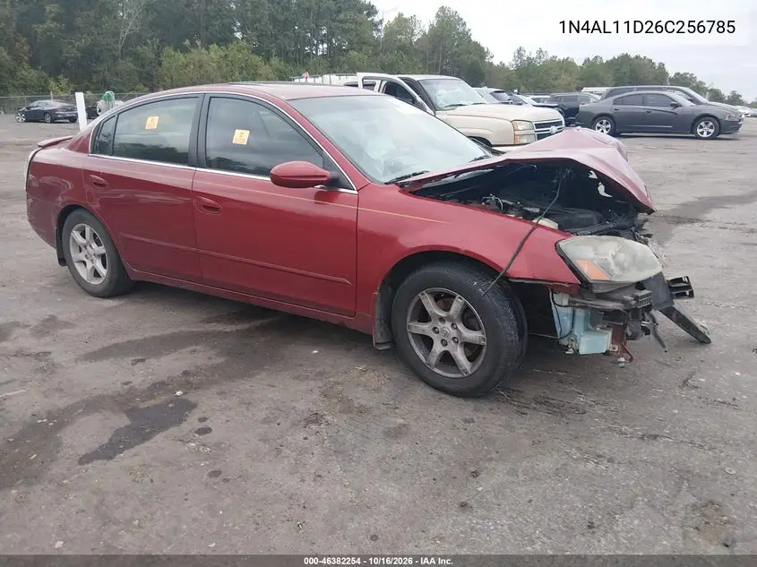 NISSAN ALTIMA 2006, VIN 1N4AL11D26C256785