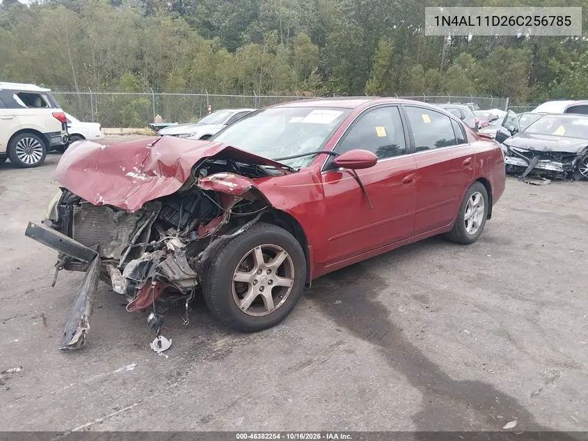 2006 NISSAN ALTIMA VIN 1N4AL11D26C256785 — фото 2