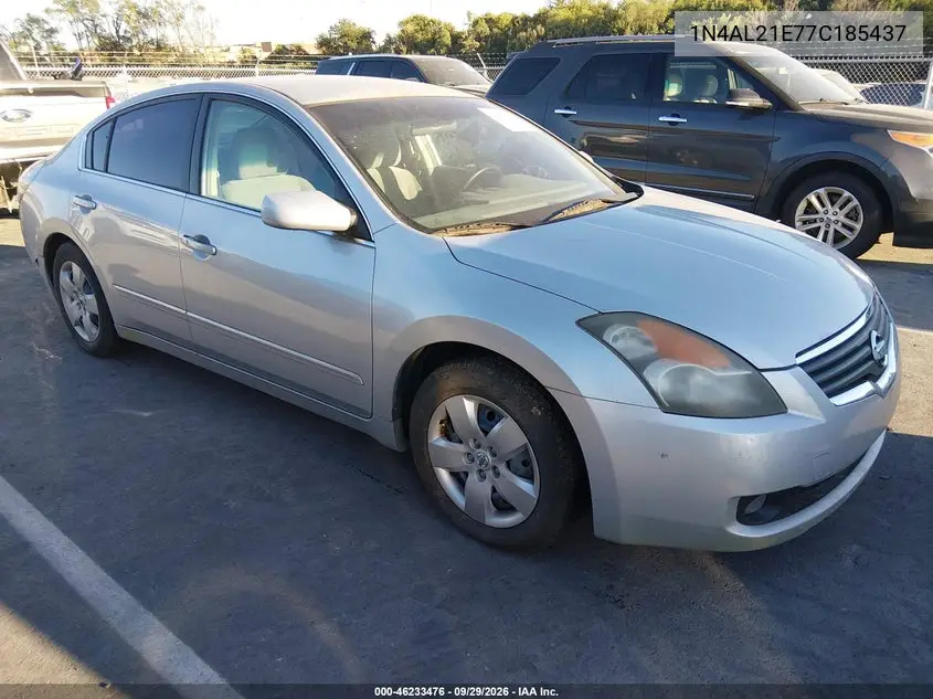 NISSAN ALTIMA 2007, VIN 1N4AL21E77C185437