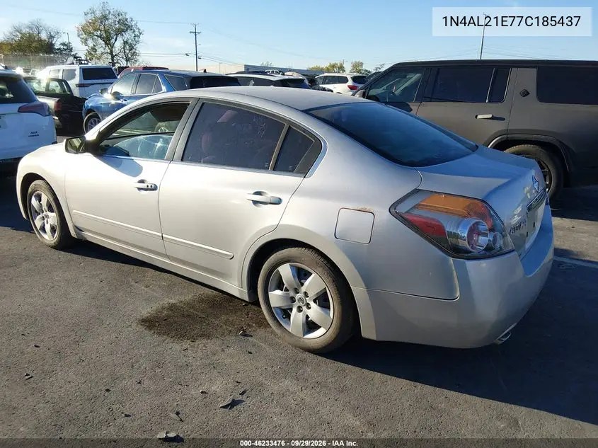 2007 NISSAN ALTIMA VIN 1N4AL21E77C185437 — фото 3