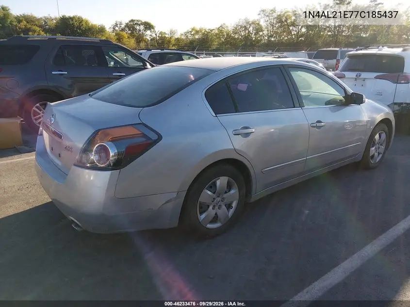2007 NISSAN ALTIMA VIN 1N4AL21E77C185437 — фото 4