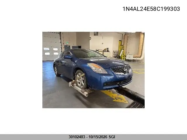 NISSAN ALTIMA 2008, VIN 1N4AL24E58C199303