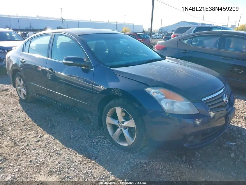 NISSAN ALTIMA 2008, VIN 1N4BL21E38N459209