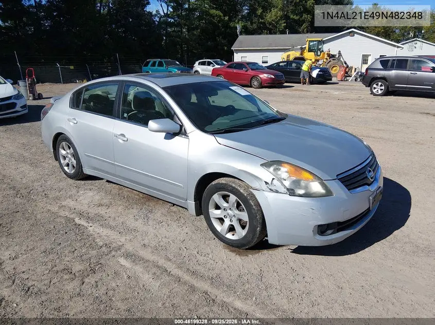 NISSAN ALTIMA 2009, VIN 1N4AL21E49N482348
