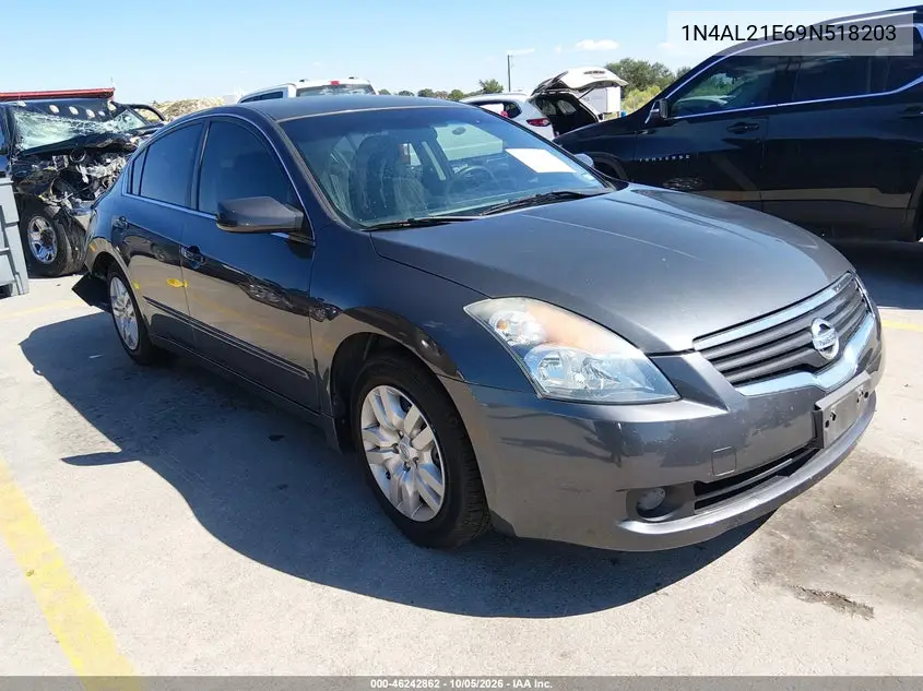 NISSAN ALTIMA 2009, VIN 1N4AL21E69N518203