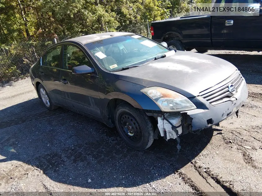 NISSAN ALTIMA 2009, VIN 1N4AL21EX9C184866