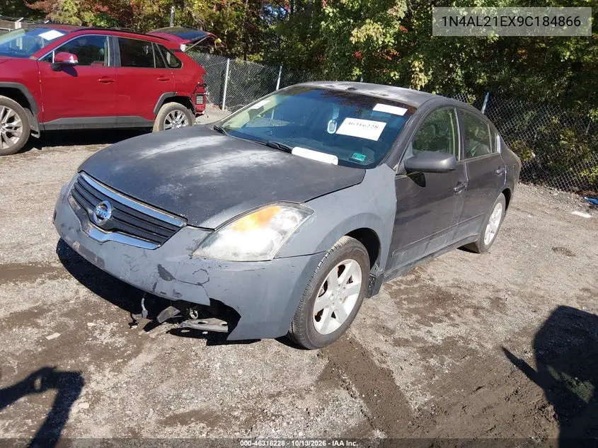 2009 NISSAN ALTIMA VIN 1N4AL21EX9C184866 — фото 2