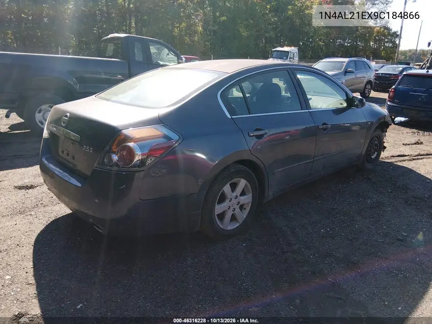 2009 NISSAN ALTIMA VIN 1N4AL21EX9C184866 — фото 4