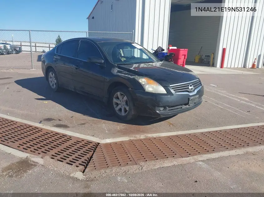 NISSAN ALTIMA 2009, VIN 1N4AL21E19N531246