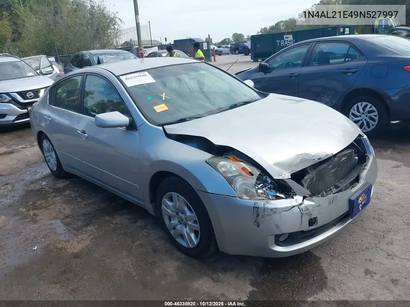 NISSAN ALTIMA 2009, VIN 1N4AL21E49N527997