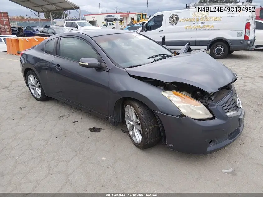 NISSAN ALTIMA 2009, VIN 1N4BL24E49C134982