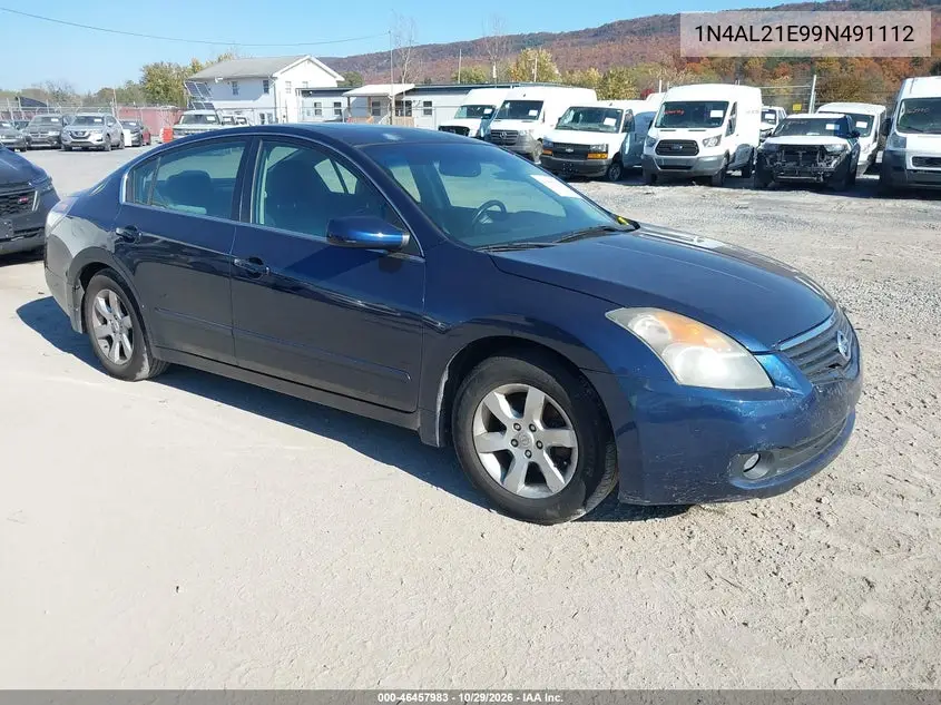 NISSAN ALTIMA 2009, VIN 1N4AL21E99N491112