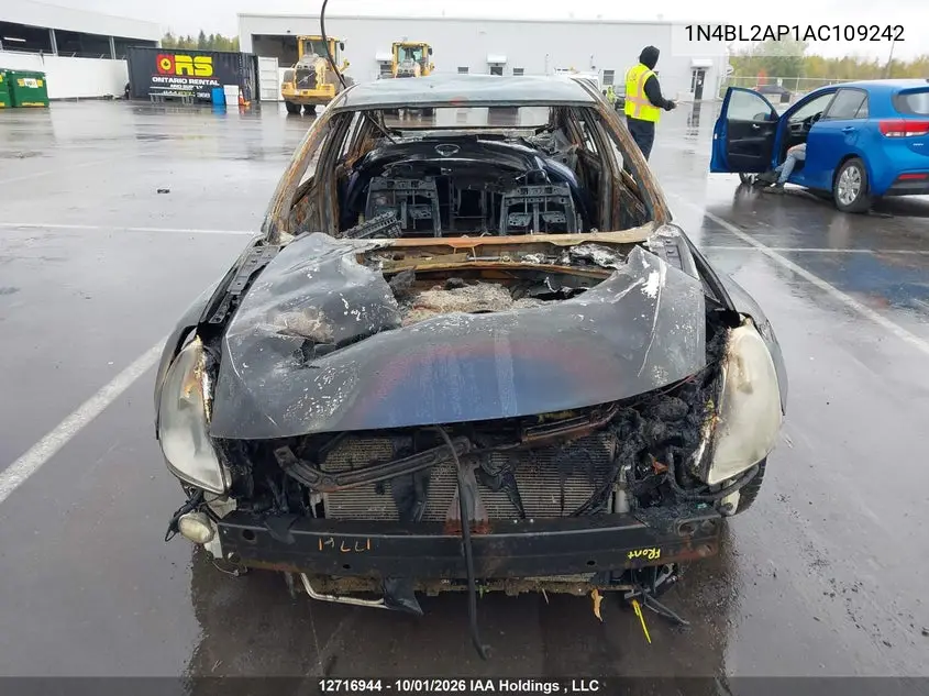 2010 NISSAN ALTIMA VIN 1N4BL2AP1AC109242 — фото 11
