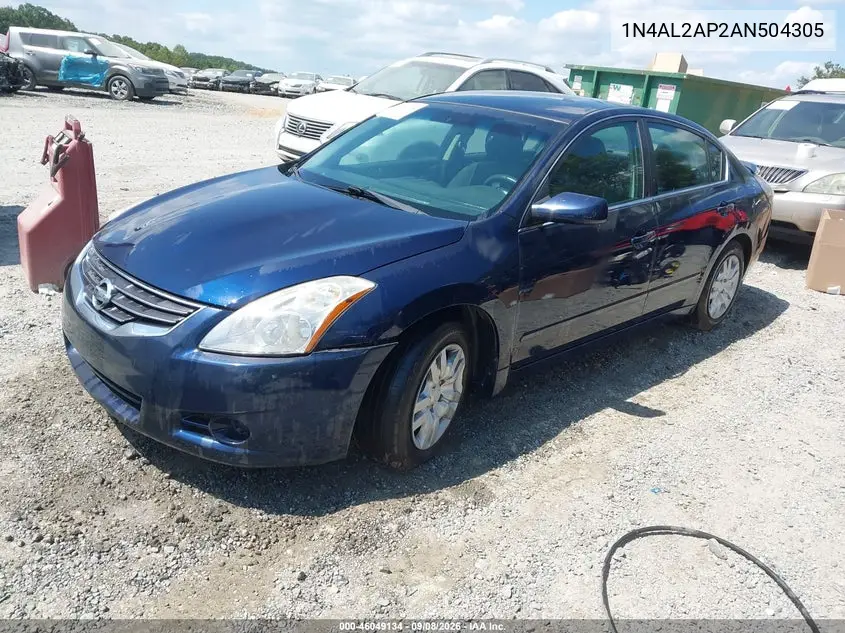 2010 NISSAN ALTIMA VIN 1N4AL2AP2AN504305 — фото 2