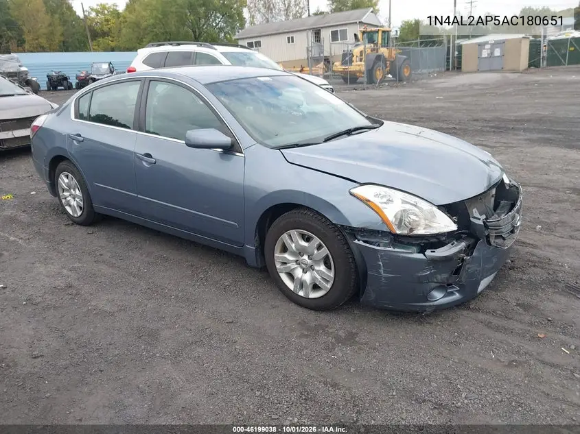 NISSAN ALTIMA 2010, VIN 1N4AL2AP5AC180651