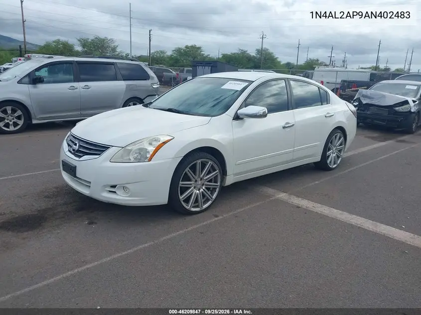 2010 NISSAN ALTIMA VIN 1N4AL2AP9AN402483 — фото 2