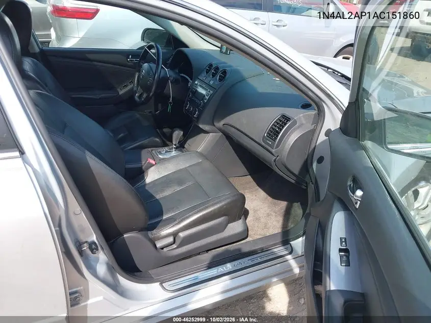 2010 NISSAN ALTIMA VIN 1N4AL2AP1AC151860 — фото 5