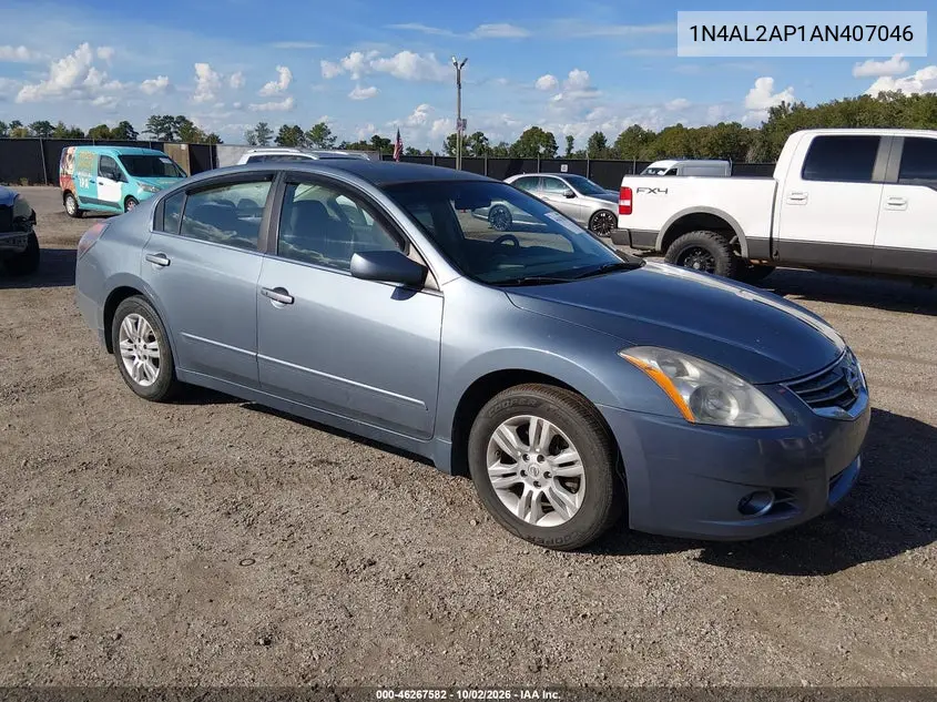NISSAN ALTIMA 2010, VIN 1N4AL2AP1AN407046