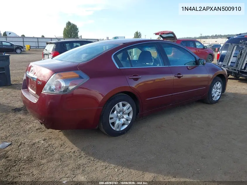 2010 NISSAN ALTIMA VIN 1N4AL2APXAN500910 — фото 4