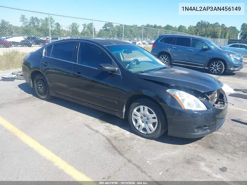 NISSAN ALTIMA 2010, VIN 1N4AL2AP3AN456149