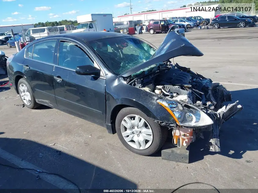 NISSAN ALTIMA 2010, VIN 1N4AL2AP6AC143107